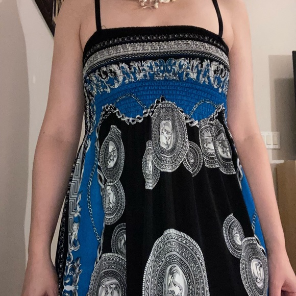 Blue and black boutique maxi dress - Picture 2 of 7